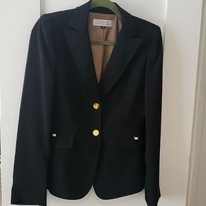 Tahari pant suit set, size 6, black